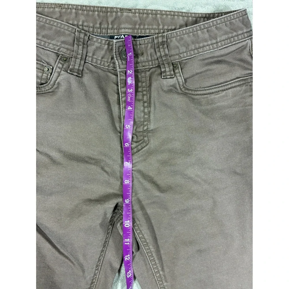 prAna Mens Slim Fit 5-Pocket Twill Pants Size 30x32 Brown Hiking Outdoor